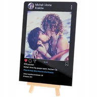 Ramki na zdjęcia - Czarna Ramka Instagram Sztaluga Dzień Chłopaka Y4 - miniaturka - grafika 1