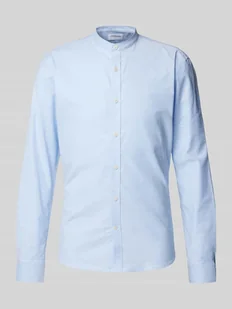 Koszula casualowa o kroju slim fit ze stójką model ‘Oxford’ - Koszule męskie - miniaturka - grafika 1
