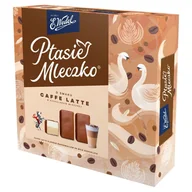 Bombonierki i czekoladki - E. Wedel Ptasie Mleczko o smaku caffe latte w czekoladzie mlecznej 340g - miniaturka - grafika 1