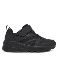 Buty dla chłopców - Sneakersy Skechers Uno Lite 403640L BBK Czarny - miniaturka - grafika 1