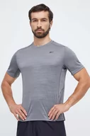 Koszulki męskie - Reebok t-shirt treningowy Motionfresh Athlete kolor szary melanżowy - miniaturka - grafika 1