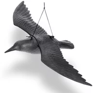 Zwalczanie i odstraszanie szkodników - Duży kruk w locie 56cm, odstraszacz ptaków - miniaturka - grafika 1