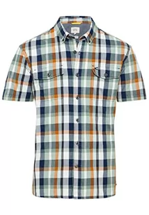 camel active Koszula męska 409219/1S79 Bottle Green, L, zielone butelki, L - Koszule męskie - miniaturka - grafika 1