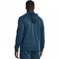 Bluzy sportowe męskie - Męska bluza treningowa rozpinana z kapturem UNDER ARMOUR UA Armour Fleece FZ Hoodie - miniaturka - grafika 1