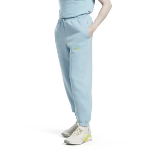 Damskie Spodnie REEBOK VECTOR GRAPHIC JOGGER HZ5986 – Niebieski - Spodnie damskie - miniaturka - grafika 1