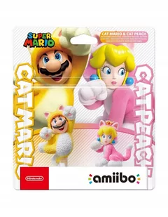 Nintendo Cat Mario & Cat Peach Super Mario Figurka Amiibo Warszawa - Figurki kolekcjonerskie - miniaturka - grafika 2
