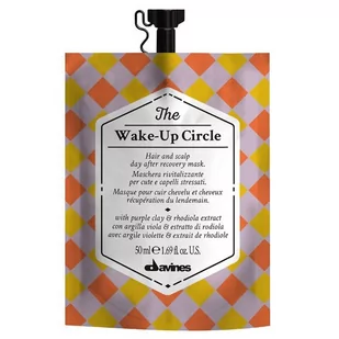 Davines The Circle Chronicles Wake-Up Circle | Maska normalizująca włosy i skórę głowy i dająca witalność 50ml - Maski do włosów - miniaturka - grafika 1