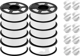 filament do drukarek 3D, dostępne różne materiały, odporność na wysokie temperatury, PLA P White 11KG - Filamenty i akcesoria do drukarek 3D - miniaturka - grafika 1