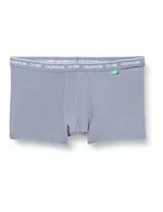 Koszulki męskie - Calvin Klein Trunk Koszulka męska, Durango Blue-(niebieski), M - miniaturka - grafika 1