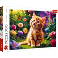 Puzzle - Puzzle, Trefl, Uroczy kotek, 500 el. - miniaturka - grafika 1