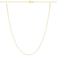 Biżuteria dla dzieci - Złoty łańcuszek pełny Rolo 45 cm pr. 585 - miniaturka - grafika 1