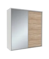Szafy - Szafa Tivoli 182X210 B/3Ds/3L Dąb Sonoma / Lustro - miniaturka - grafika 1