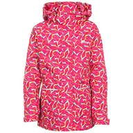 Kurtki i płaszcze dla dziewczynek - Trespass Unisex dzieci migotanie wodoodporna kurtka przeciwdeszczowa z ukrytym kapturem i odblaskowymi detalami Pink Lady 3-4 - miniaturka - grafika 1