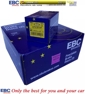 Tylne klocki YellowStuff + NACINANE tarcze hamulcowe EBC seria BSD Ford Mustang 2005-2014 - Tarcze hamulcowe - miniaturka - grafika 4