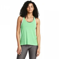 Koszulki sportowe damskie - Damski top treningowy Under Armour Knockout Tank - zielony - UNDER ARMOUR - miniaturka - grafika 1