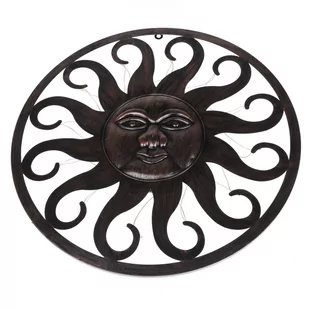 Metalowa dekoracja na ścianę z oświetleniem LED, 50 x 2,5 cm - Dekoracje domu - miniaturka - grafika 1