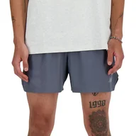 Spodnie sportowe męskie - Spodenki męskie New Balance MS41286GT – szare - miniaturka - grafika 1