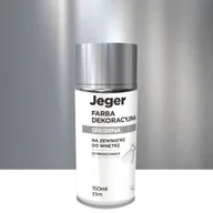 Farby i lakiery w sprayu - Farba dekoracyjna w sprayu srebrna 150 ml Jeger - miniaturka - grafika 1