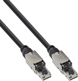 InLine InLine® Patch cable, U/UTP, Cat.6A, halogen-free, AWG23 copper, black, 70m - Patchcordy - miniaturka - grafika 1