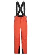 Spodnie narciarskie - Ziener AXI dziecięce spodnie narciarskie, spodnie śniegowe, wodoodporne, wiatroszczelne, ciepłe, pomarańczowe, 140 - miniaturka - grafika 1