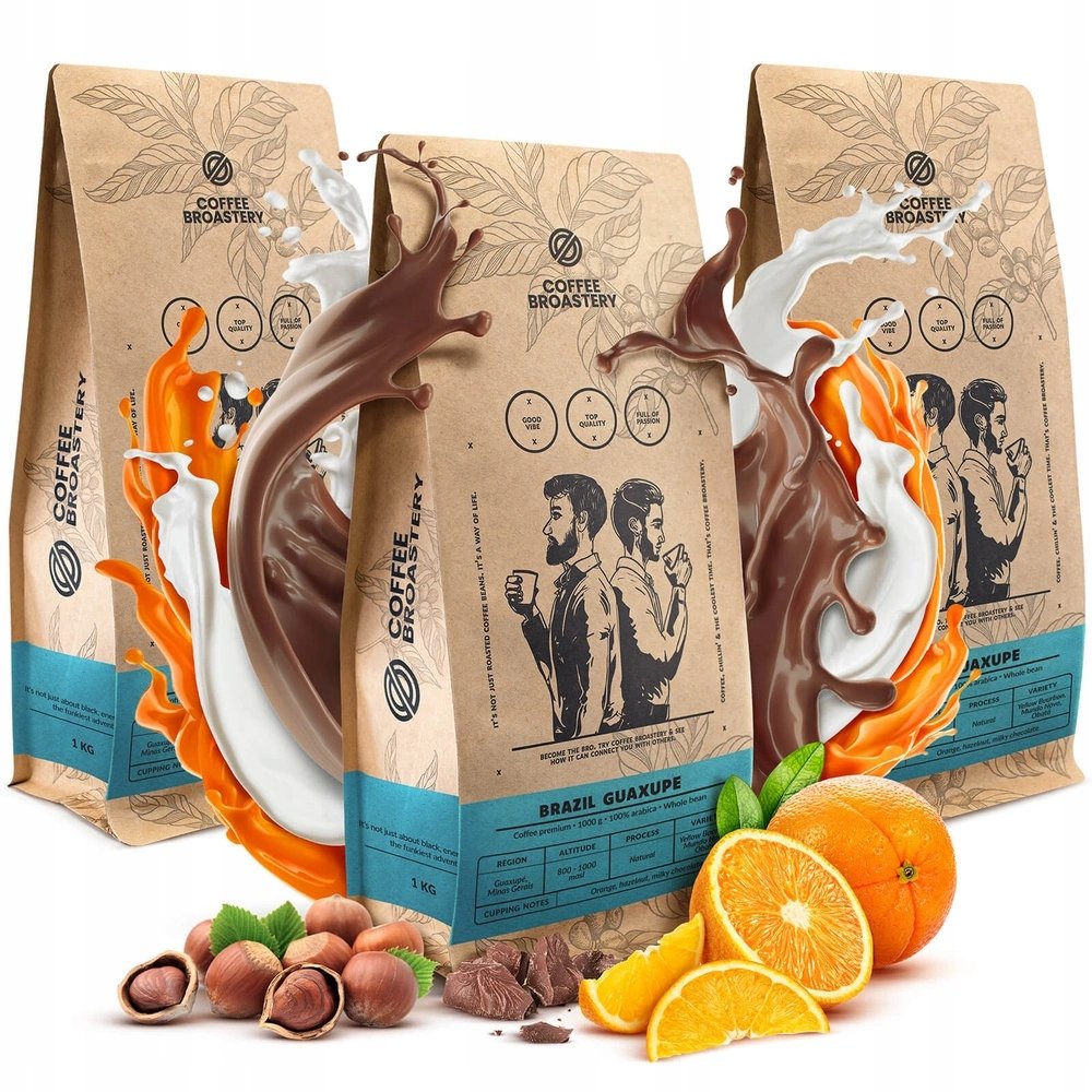 Kawa ziarnista Arabica Coffee Broastery Brazylia Guaxupe 3kg 3000 g