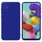 Etui i futerały do telefonów - Pokrowiec Etui Do Samsung Galaxy A51 4G / M40s w FLUID NIEBIESKI TPU Silikonowe Obudowa Ochronny Case Cover Cadorabo - miniaturka - grafika 1