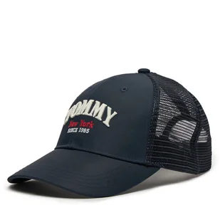 Czapka z daszkiem Tommy Hilfiger Varsity AU0AU01953 Granatowy - Czapki dla dzieci - miniaturka - grafika 1