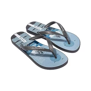 Ipanema Męskie klapki Tropical AD, szare/niebieskie, 38 EU, szary niebieski (Grey Blue), 38 EU - Klapki i japonki męskie - miniaturka - grafika 1
