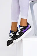 Buty dla dziewczynek - Czarne trampki sznurowane Casu 49/4/21/BV - miniaturka - grafika 1