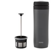 Zaparzacze i kawiarki - ESPRO Espro Travel Coffee Press 300 ml Szary 7007-uniw - miniaturka - grafika 1