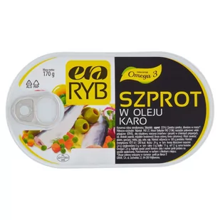 Era Ryb Szprot w oleju karo 170 g - Konserwy i dania rybne - miniaturka - grafika 1