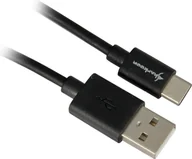 Kable komputerowe i do monitorów - Sharkoon Sharkoon USB 2.0 A USB C Adapter black 1m - miniaturka - grafika 1