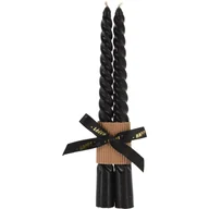 Świece - Zestaw dwóch świec stożkowatych, TWISTED, 20 cm - miniaturka - grafika 1