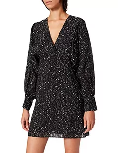 Sisley Sukienka damska, Black & White Print 66u, 42 PL - Sukienki - miniaturka - grafika 1