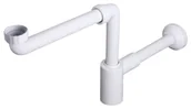 Syfony - Bruckner Akcesoria - Syfon do zlewu Crono oszczędzający miejsce, 1 1/4, odpływ 32 mm, biały 151.124.0 - miniaturka - grafika 1