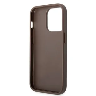 Guess GUHCP15X4GMGBR iPhone 15 Pro Max 6.7" brązowy/brown hardcase 4G Big Metal Logo - Etui i futerały do telefonów - miniaturka - grafika 7