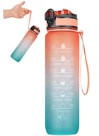 Shakery i bidony sportowe - Butelka 1l bidon sportowy PC na napój wodę solidna BPA FREE - miniaturka - grafika 1