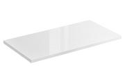 Blaty meblowe i parapety okienne - Comad Capri White blat 60 cm naszafkowy biały połysk CAPRIWHITE890FSC - miniaturka - grafika 1