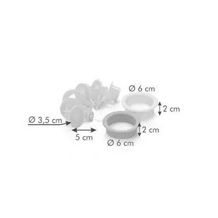Tescoma Foremki do wykrawania kruchych ciastek wielkanocnych DELÍCIA 8 szt. 630 (630913) - Wielkanoc - miniaturka - grafika 1