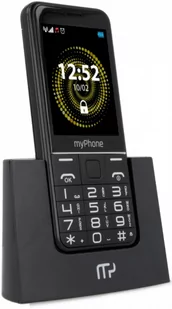myPhone Halo Q+ Czarny - Telefony komórkowe - miniaturka - grafika 1