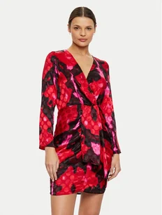 Morgan Sukienka koktajlowa 242-RYSE.F Czerwony Slim Fit - Sukienki - miniaturka - grafika 1