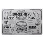 Obrusy i serwetki - Podkładka CUISINE 43,5 x 28 cm czarno-biały - miniaturka - grafika 1