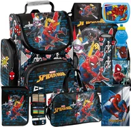 Plecaki szkolne i tornistry - 10ELEM ZESTAW  szkolny tornister Spiderman Spider-Man piórnik worek bidon śniadaniówka torba sportowa portfel tuba notes teczka - miniaturka - grafika 1