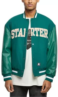 STARTER BLACK LABEL Męska kurtka Starter Team Jacket darkfreshgreen XXL, ciemnozielony, XXL - Kurtki męskie - miniaturka - grafika 1