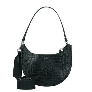 Lacoste Chantaco Classics Torba na ramię S Skórzany 23 cm zielony - Torebki damskie - miniaturka - grafika 1