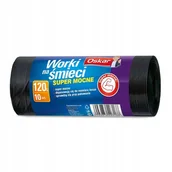 Worki na śmieci - Oskar Delko Worki na śmieci LD czarne 120L 10szt  27138 - miniaturka - grafika 1