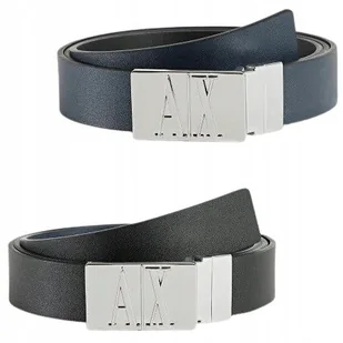 Armani Exchange Pasek Męski Dwustronny - Paski - miniaturka - grafika 1