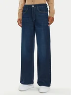 Spodnie damskie - Guess Jeansy W4BA82 D5HF1 Niebieski Palazzo Fit - miniaturka - grafika 1