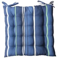 Poduszki dekoracyjne - Poduszka siedzisko Baya 40 x 40 cm granatowy - miniaturka - grafika 1