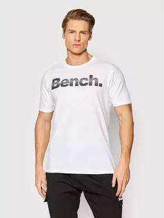 Koszulki męskie - Bench T-Shirt Leandro 118985 Biały Regular Fit - grafika 1